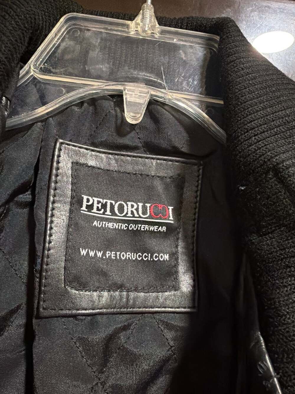 Petorucci Authentic Outerwear Men's Black Grain Leather Field Jacket - Picture 2 of 11